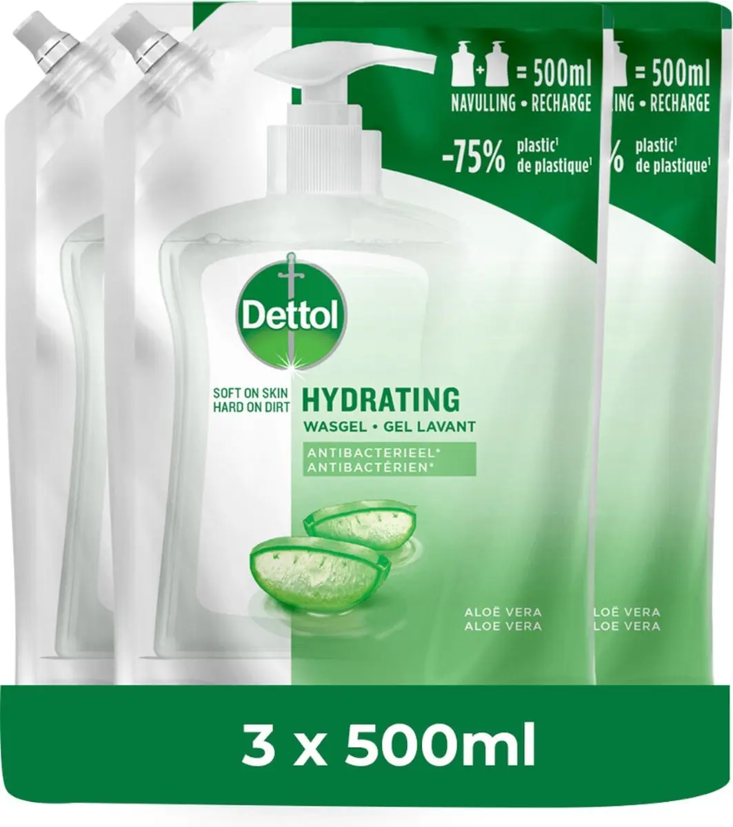 Dettol Refill Hydraterende Aloë Vera 500ml