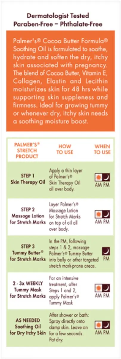 Palmers Cocoa Butter Soothing Oil 120ml