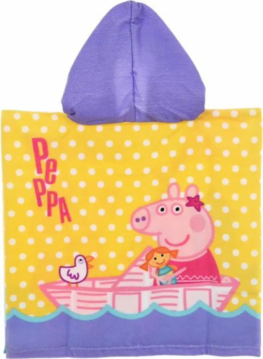 Peppa Pig Badponcho One Size - 50x100cm Multi