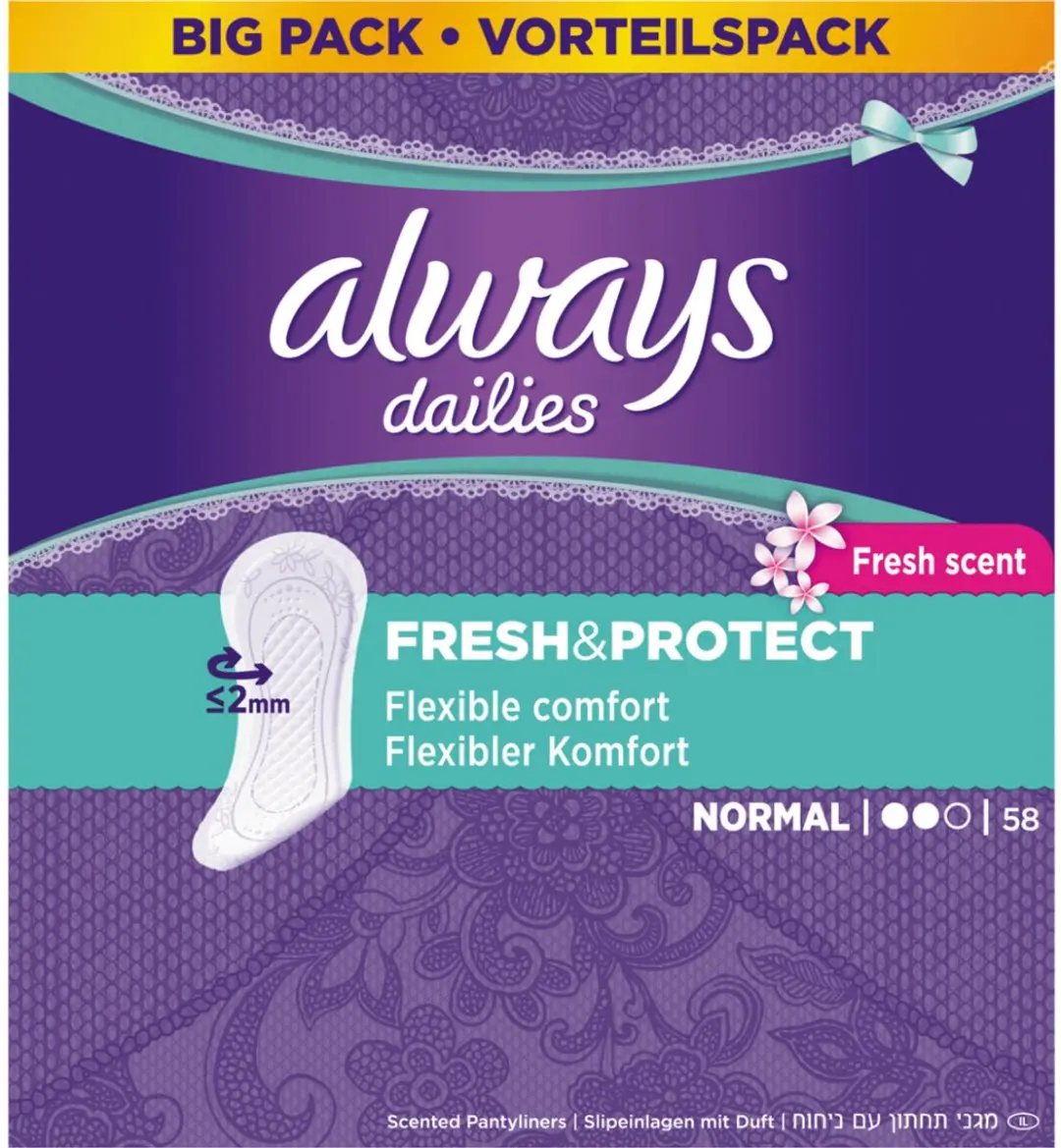 Always Fresh Normal Voordeelpak - 58 Stuks - afbeelding 6 van 6