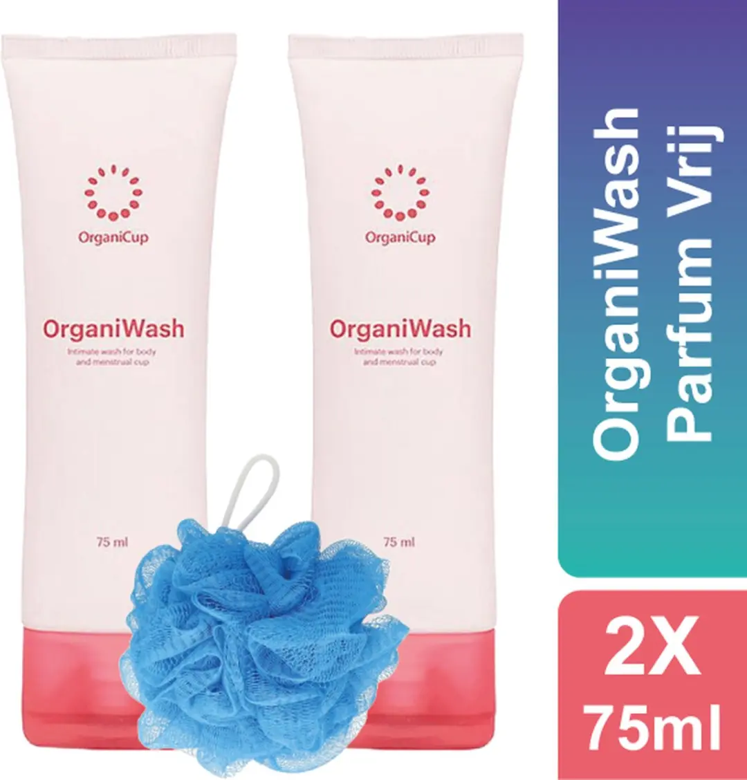 OrganiCup OrganiWash Intiieme Wasemulsie 2x75ml