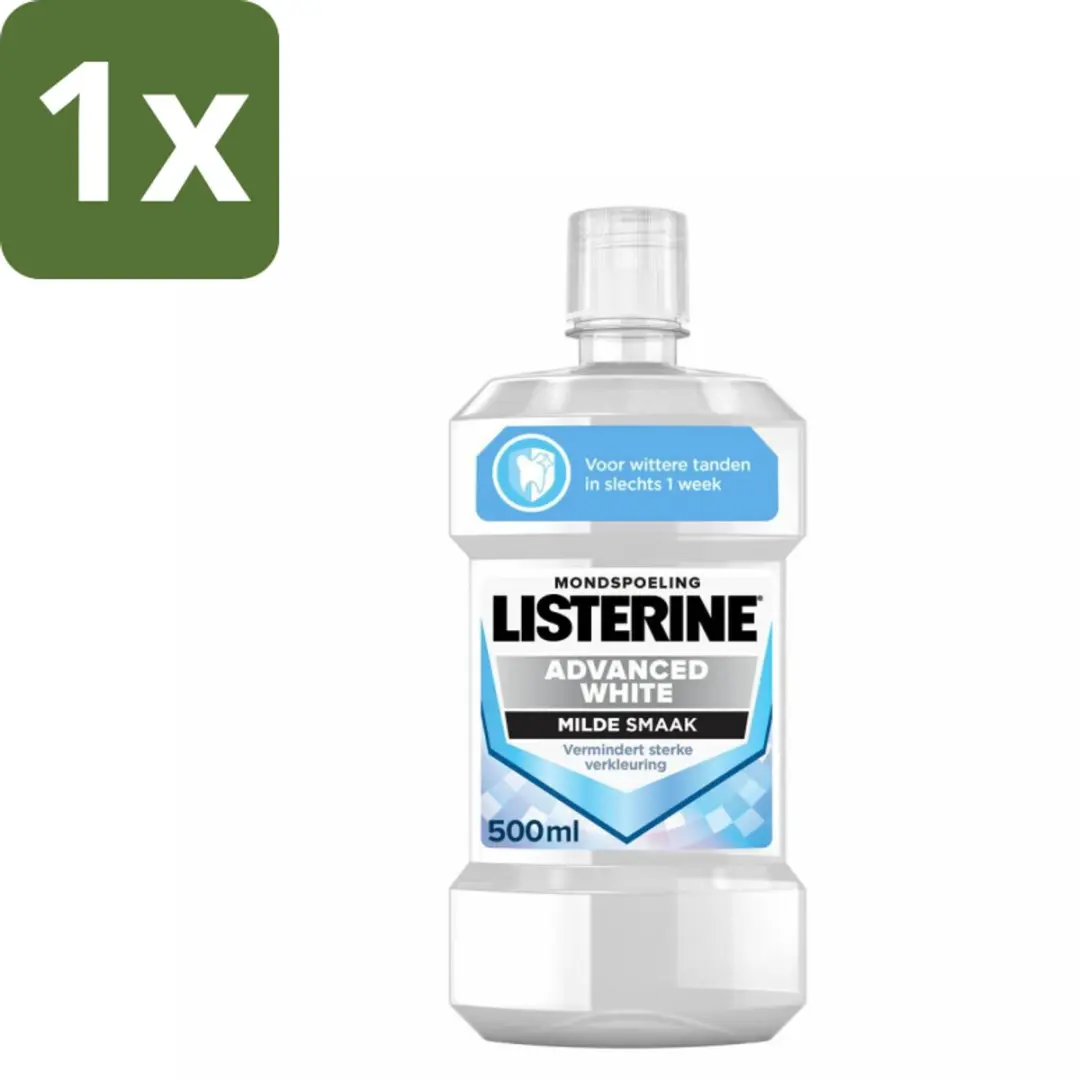 Listerine Advanced White Mondwater 500ml