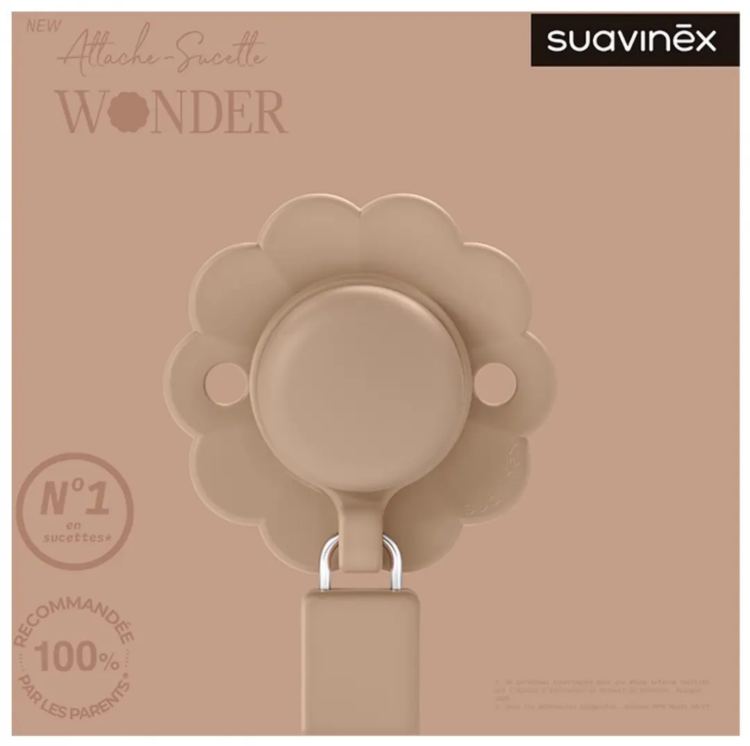 Suavinex Wonder Fopspeenkoord - Cork - afbeelding 6 van 6