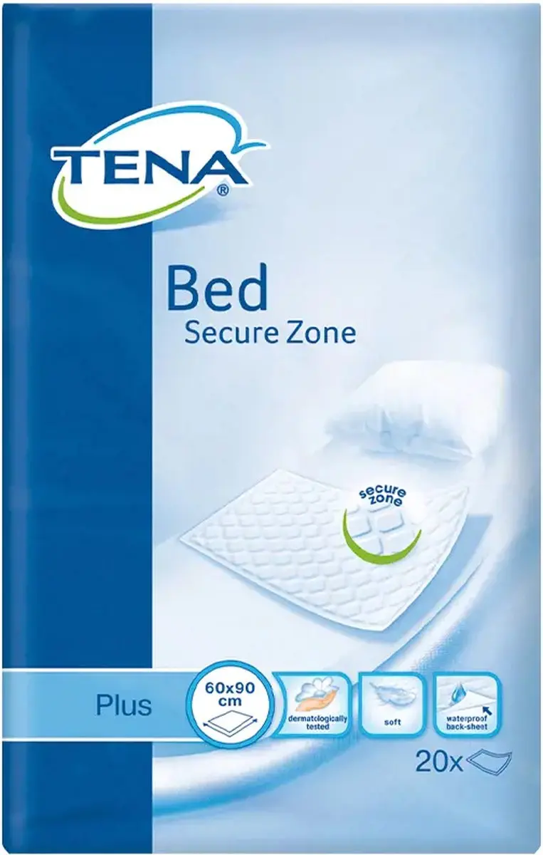 TENA Bed Secure Zone Plus Incontinentie Beschermer 20 Stuks
