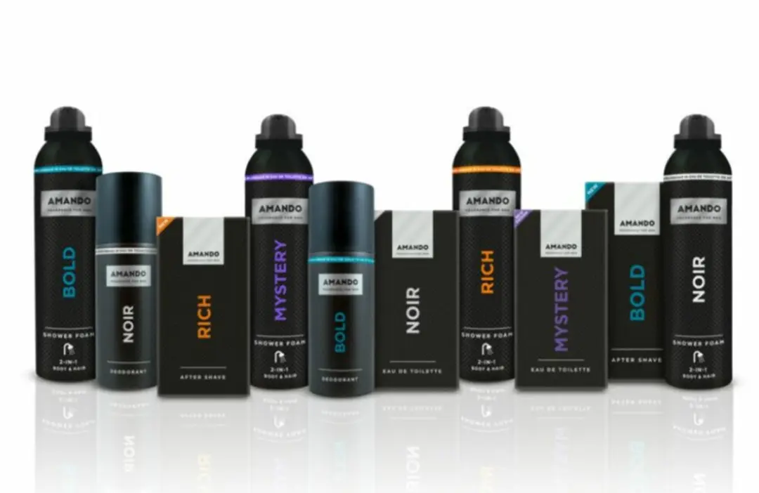 Amando Deodorant Spray Noir - 3x150ml