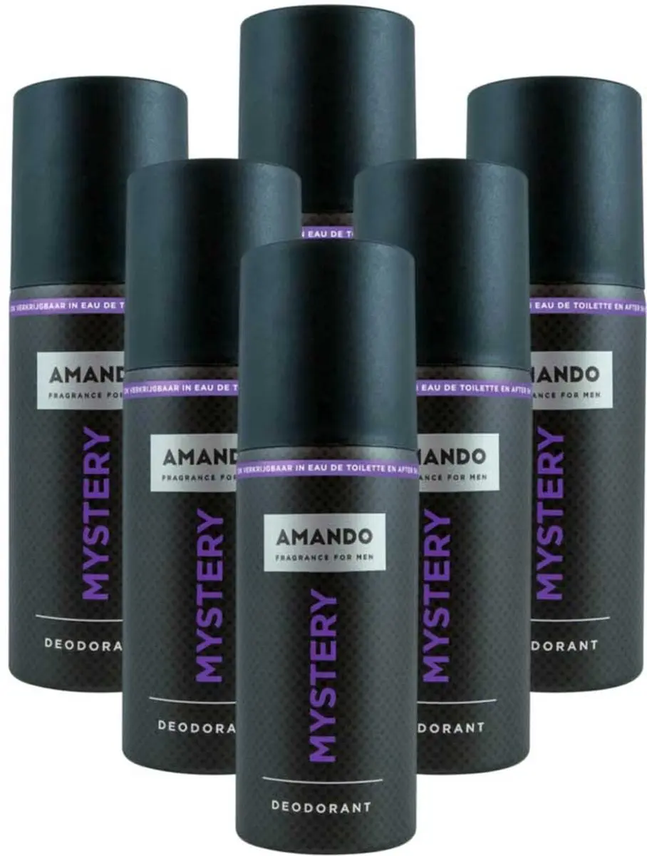 Amando Deodorant Spray Mystery - 6x150ml