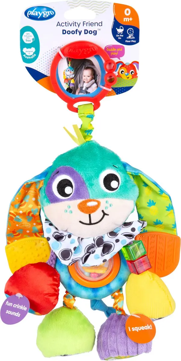 Playgro Activity Friend Doofy Dog Hangspeeltje