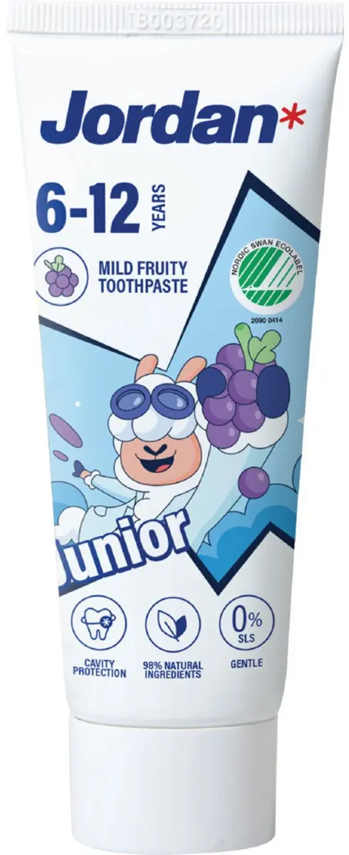 Jordan Junior Tandpasta 50ml - 3 Stuks