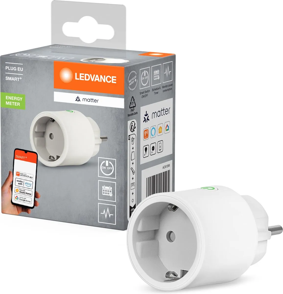LEDVANCE SMART+ Matter Plug EU - Wit - afbeelding 6 van 6