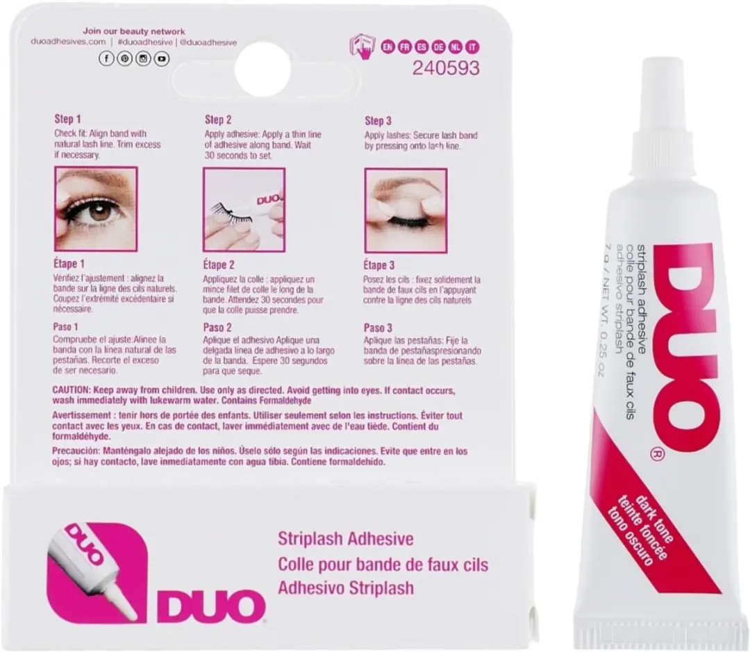 Duo Striplash Lijm Donkere Tint Kunstwimpers - 14g (2x7g)