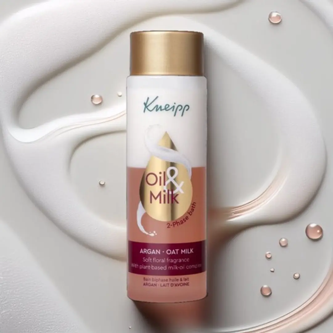 Kneipp 2-Fasen Bad Argan Oat Milk 1500ml - 6x100ml