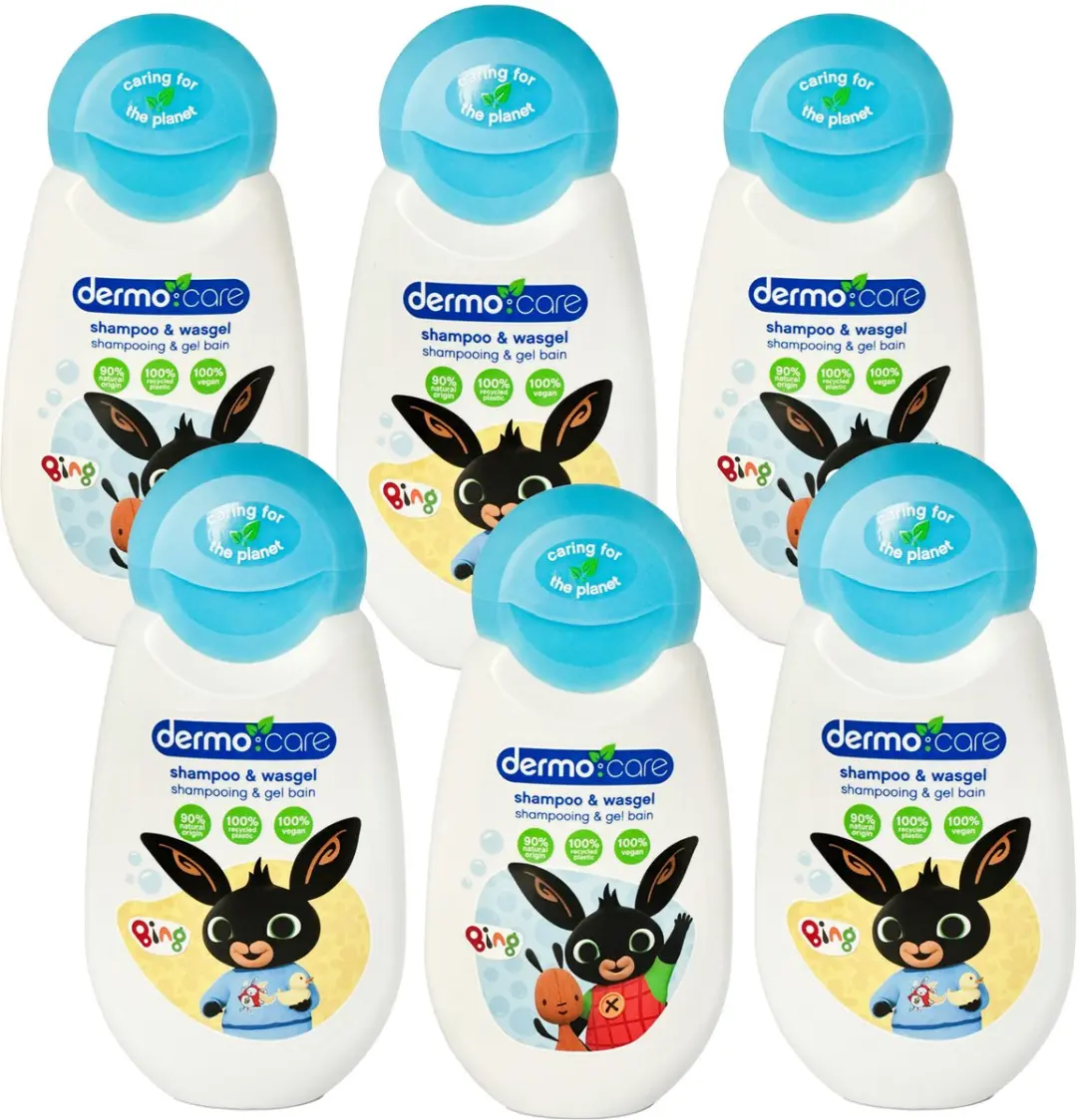 Dermo Care Bing Shampoo & Wasgel 1200ml (6x200ml)