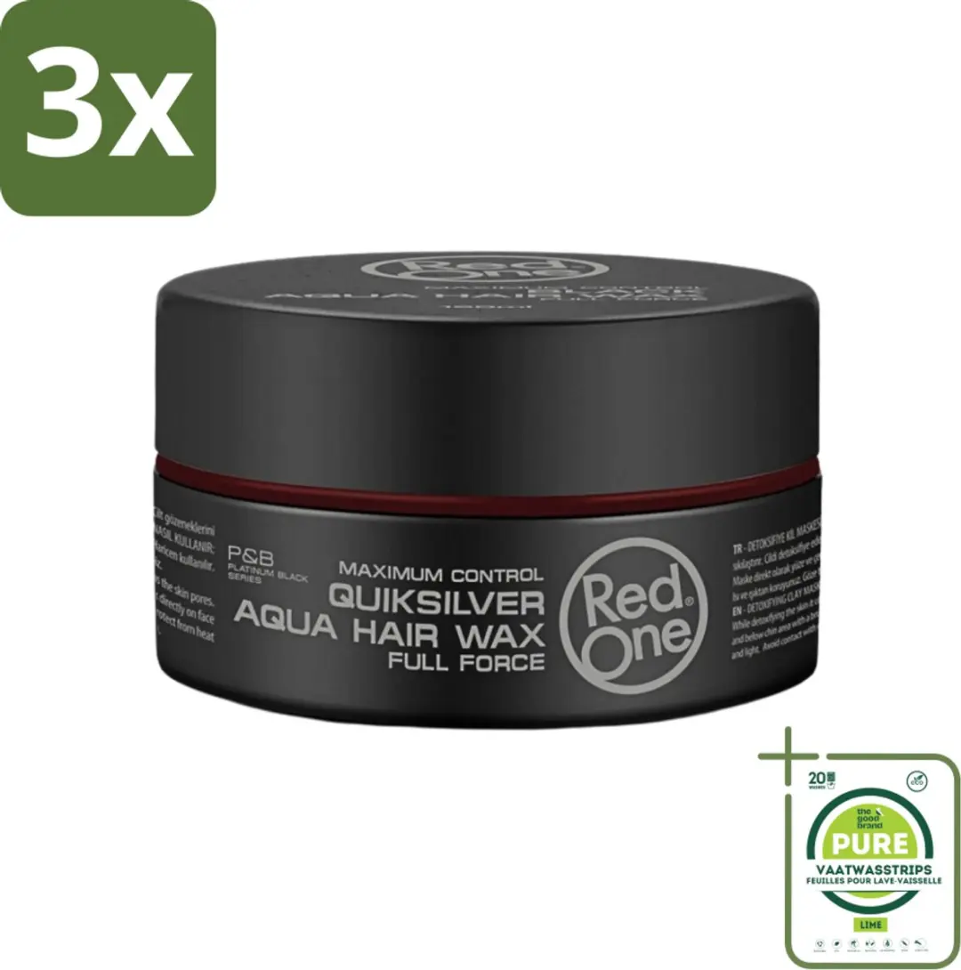 Red One Quicksilver Aqua Hair Wax 450ml