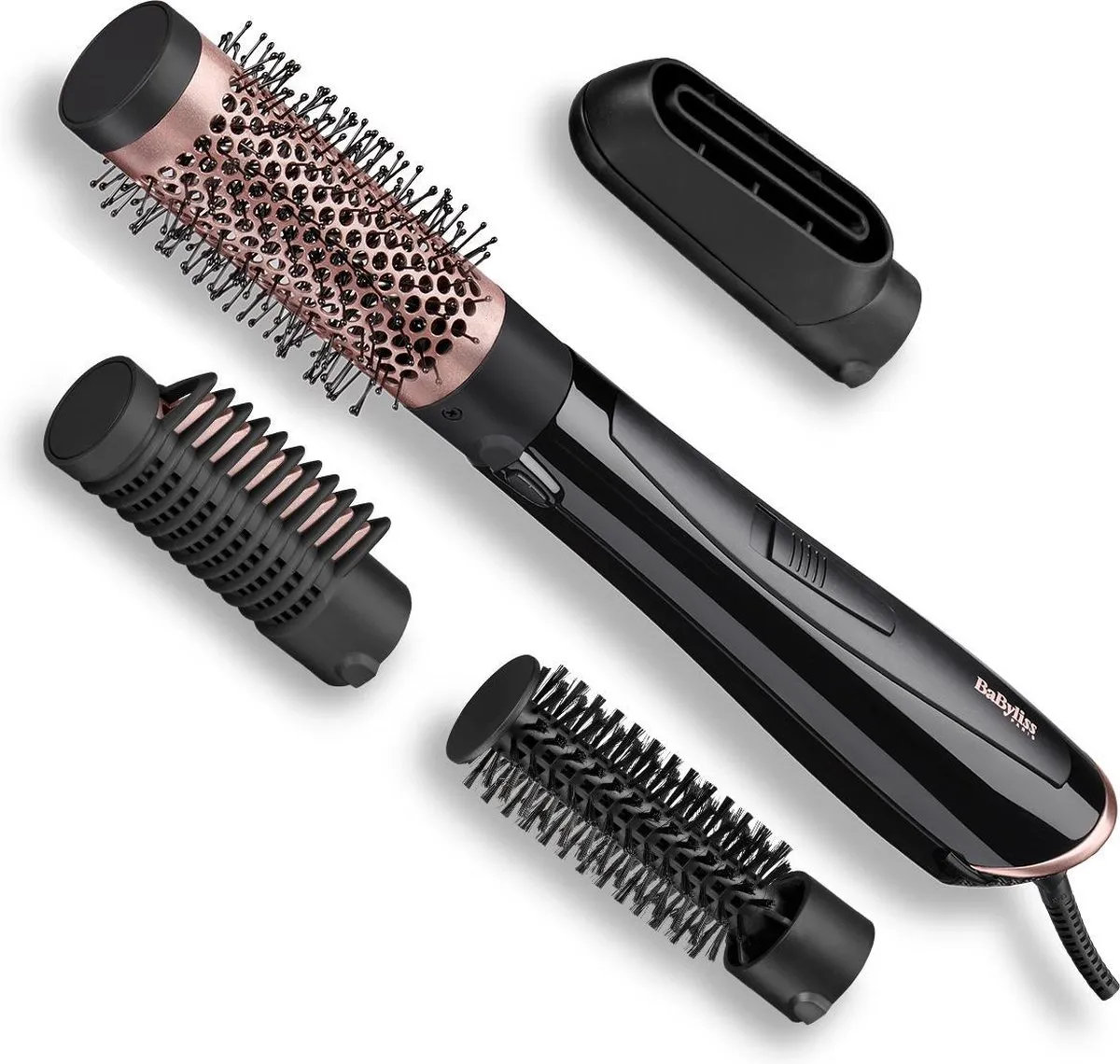 Babyliss Perfect Finish AS126E Airstyler - 1000W - 38mm Krulborstel - Zwart