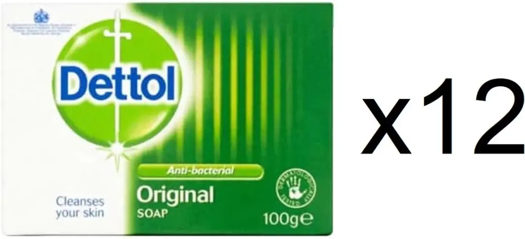 Dettol Antibacteriële Zeepblok 100g - 12 Stuks