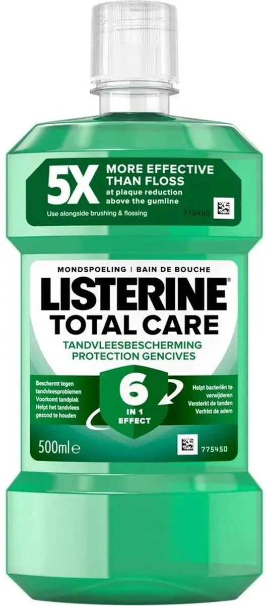 Listerine Mondwater Total Care Tandvleesbescherming 6x500ml