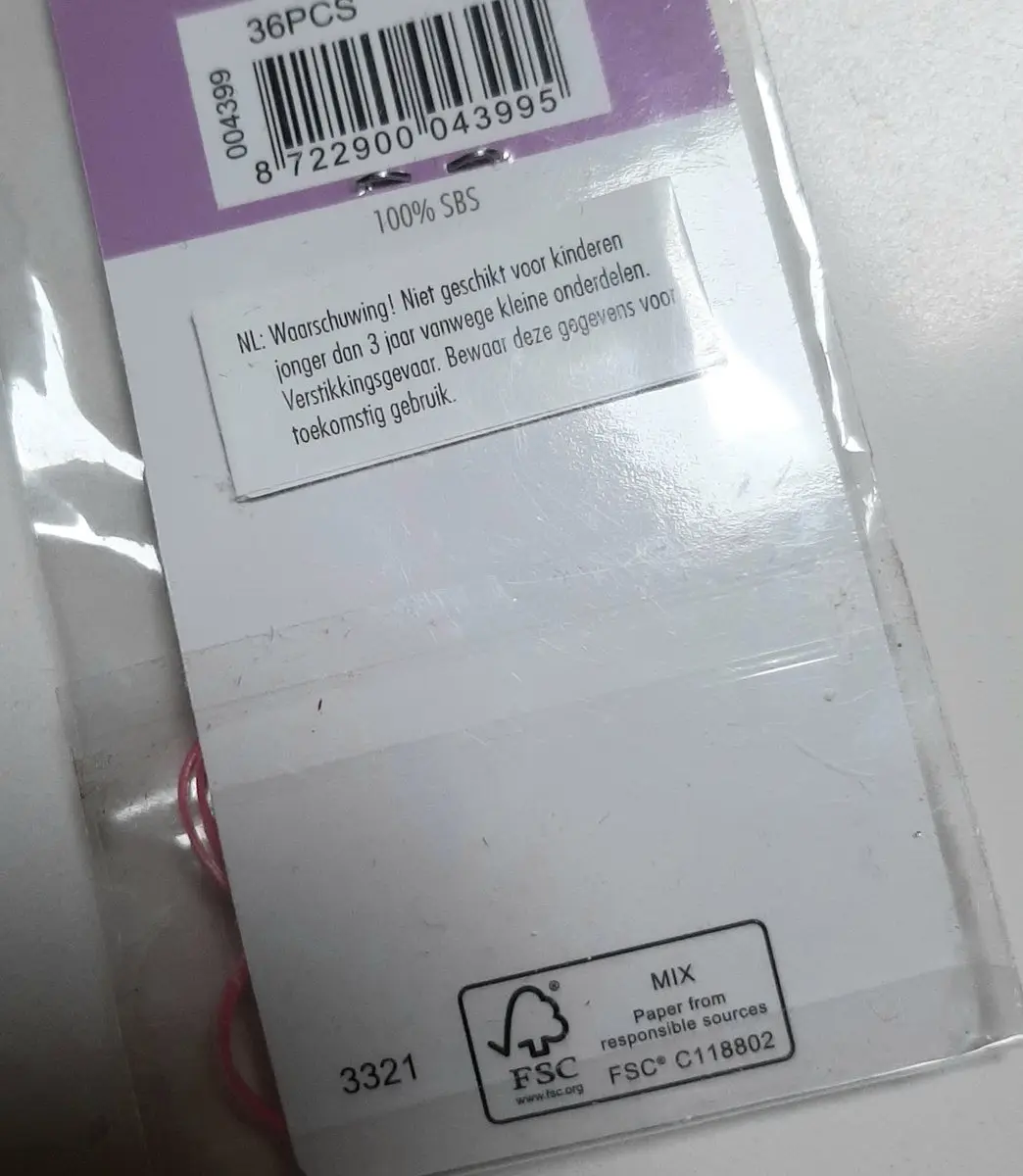 Zenner Elastiekjes Neon Felroze 36 Stuks