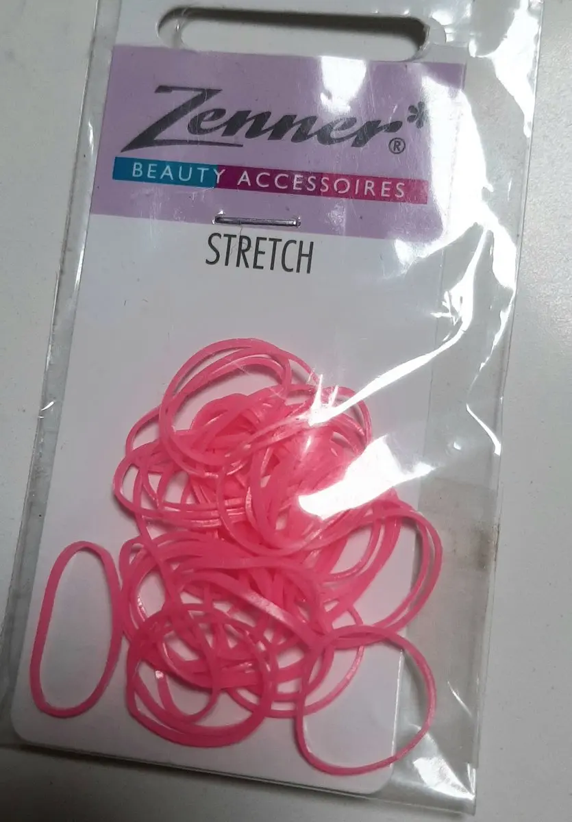 Zenner Elastiekjes Neon Felroze 36 Stuks