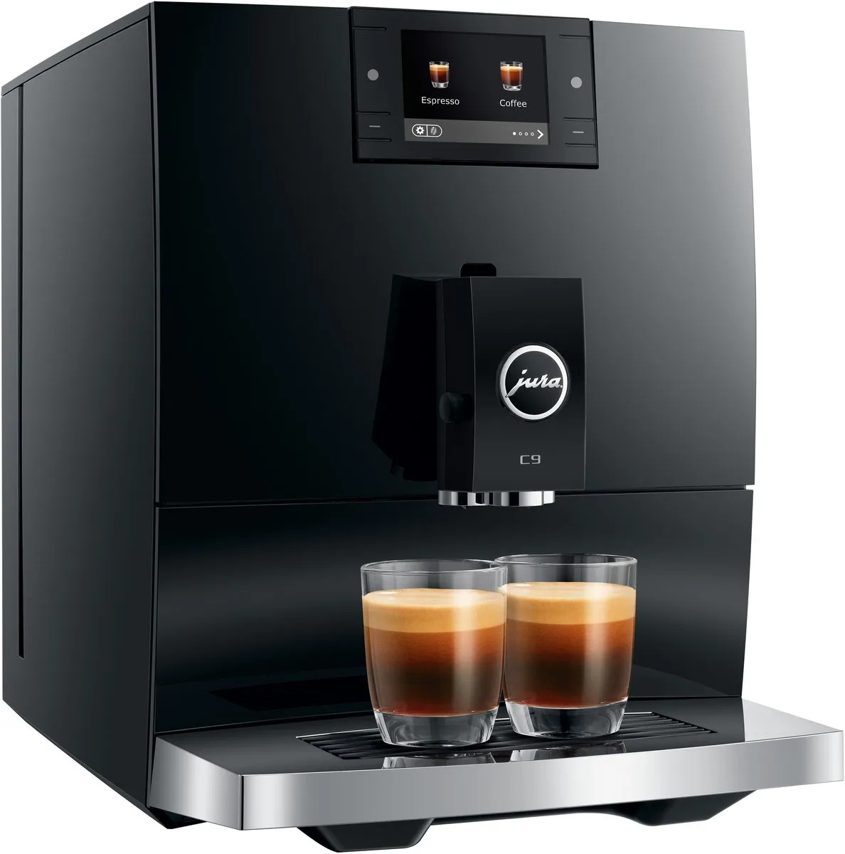 Jura C9 Volautomatische Espressomachine - Piano Black - 17 Programma's