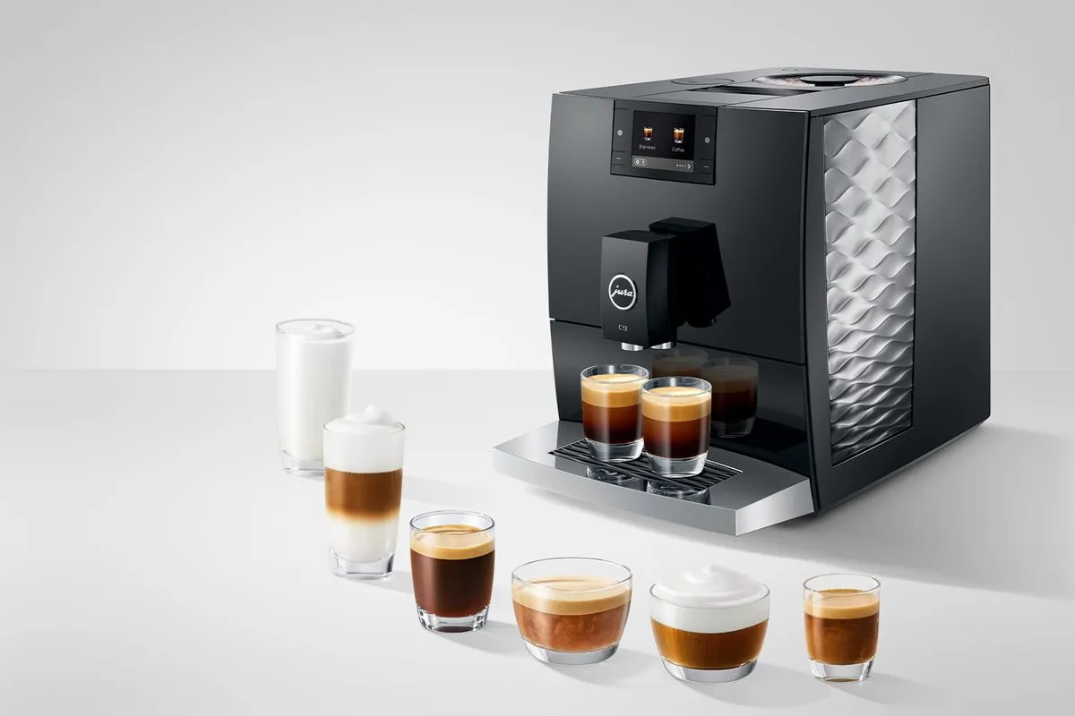 Jura C9 Volautomatische Espressomachine - Piano Black - 17 Programma's