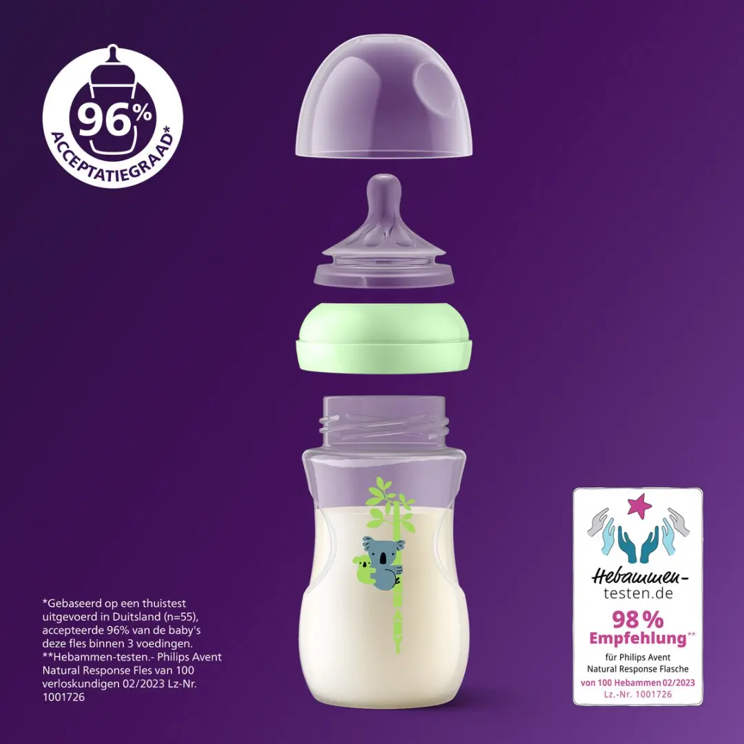 Philips Avent Natural Response SCY903/72 Babyfles - 260ml - 3 Stuks