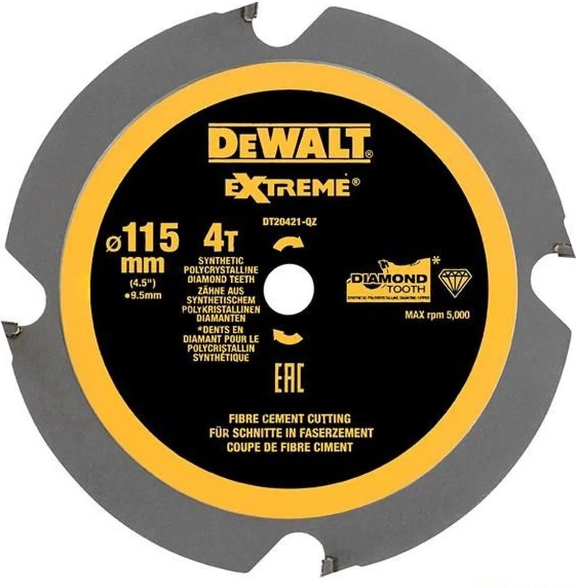 DeWalt Zaagblad DT20421 115mm