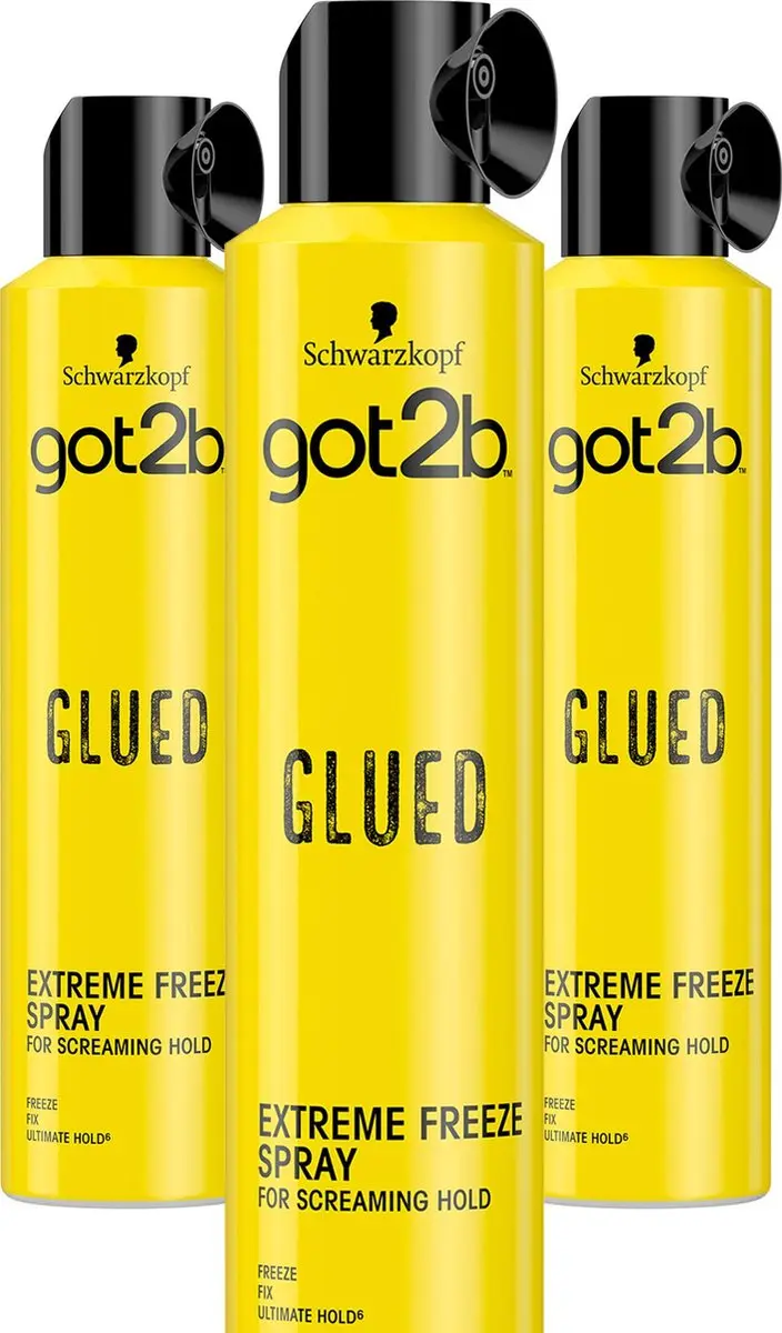 Got2b Glued Extreme Freeze Haarspray 3x300ml