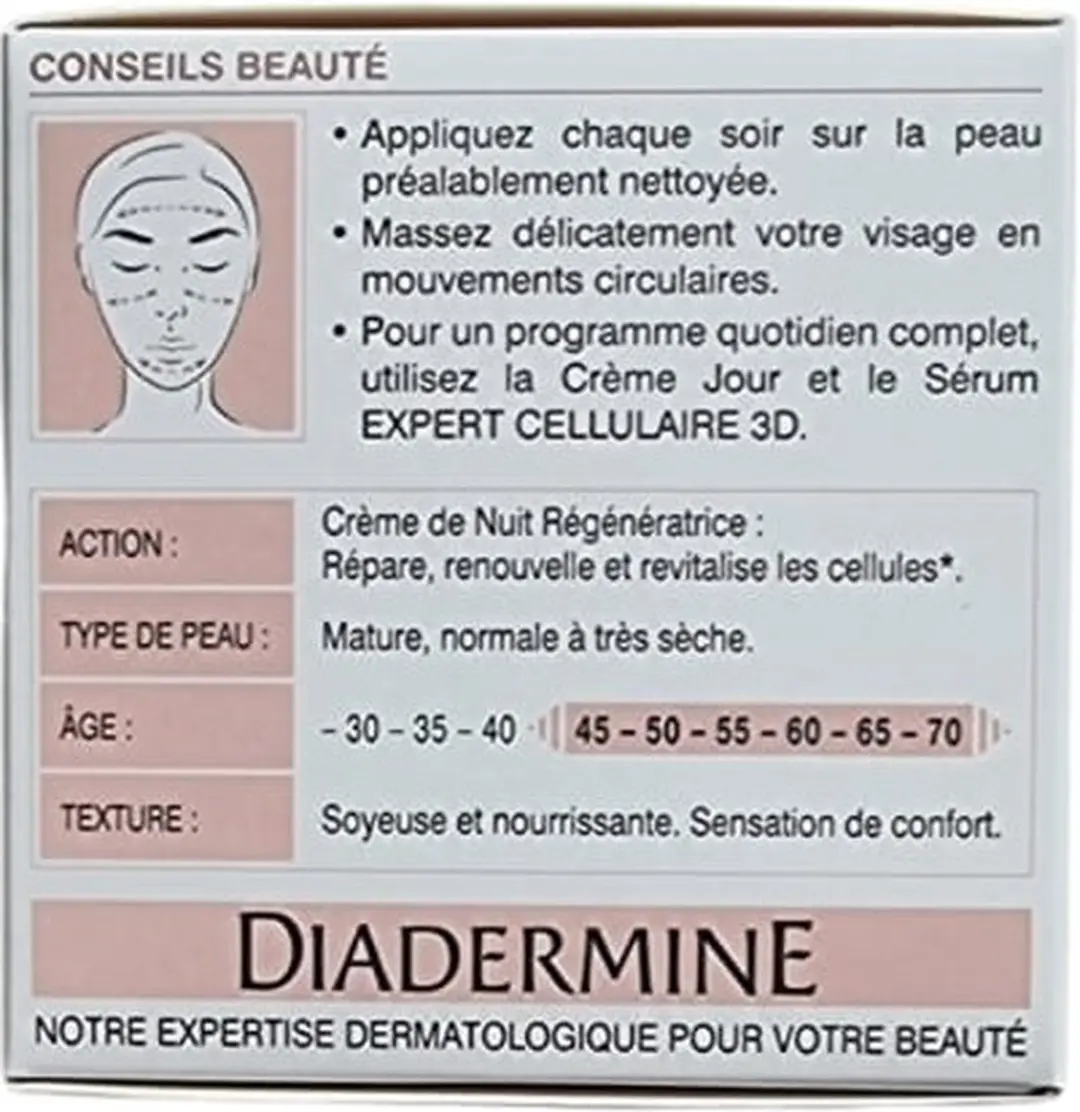 Diadermine Nuit Crème Cellulaire Expert 3D 50ml