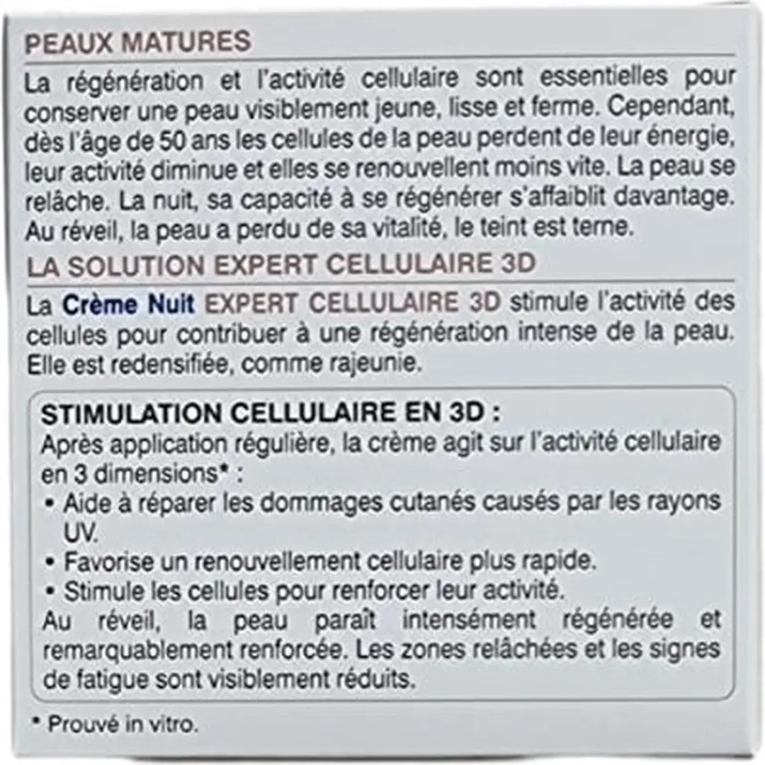 Diadermine Nuit Crème Cellulaire Expert 3D 50ml