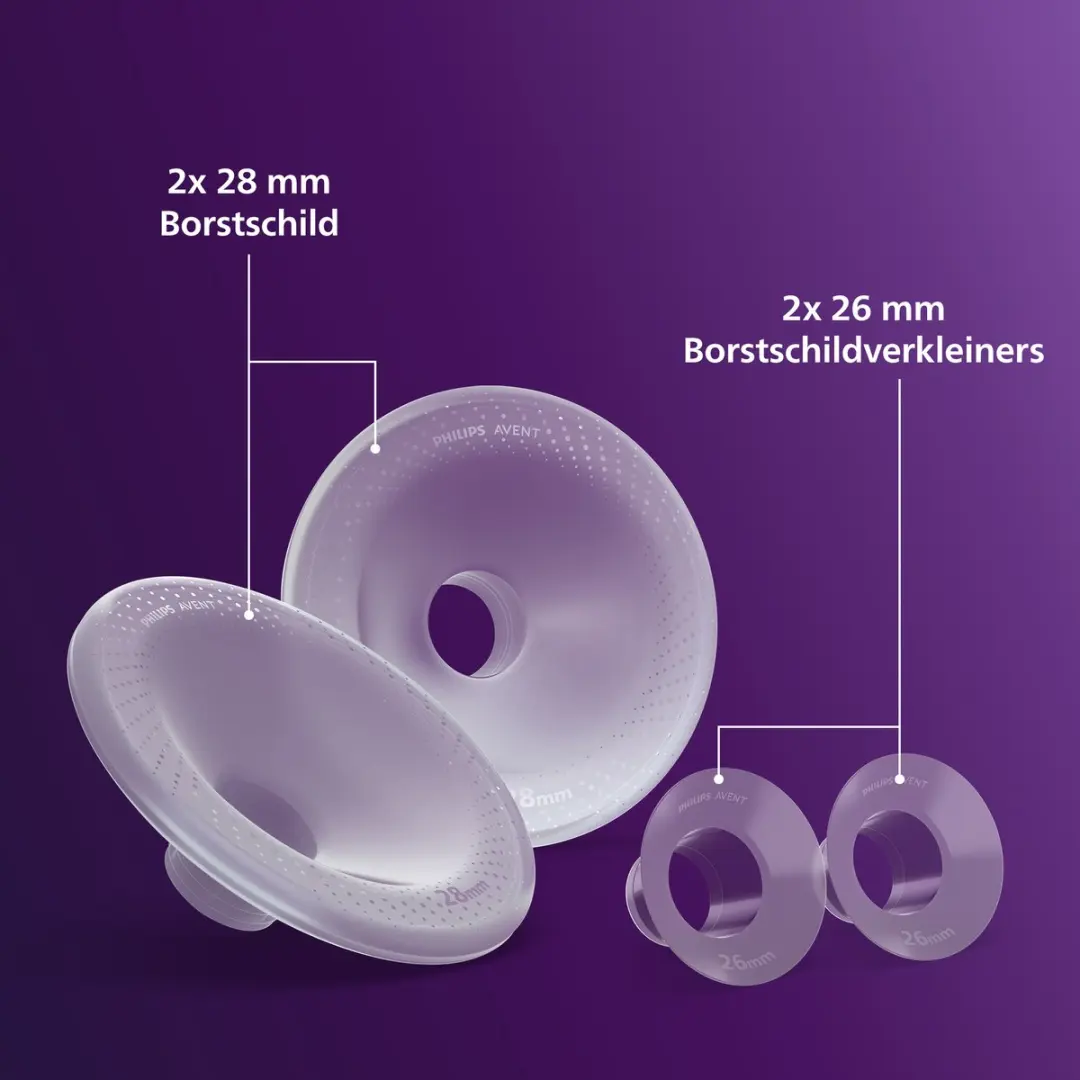 Philips Avent SCF552/11 Borstbeschermers - 4 Stuks - 26mm & 28mm