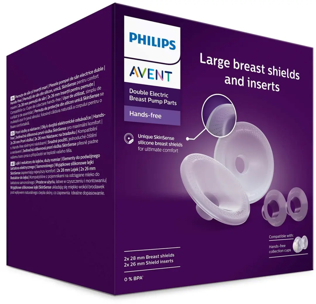 Philips Avent SCF552/11 Borstbeschermers - 4 Stuks - 26mm & 28mm - afbeelding 6 van 6