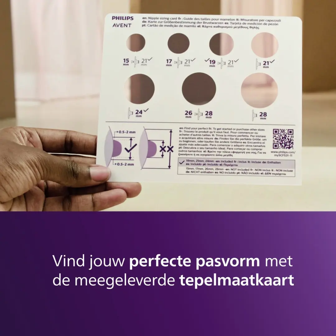 Philips Avent SCF552/11 Borstbeschermers - 4 Stuks - 26mm & 28mm