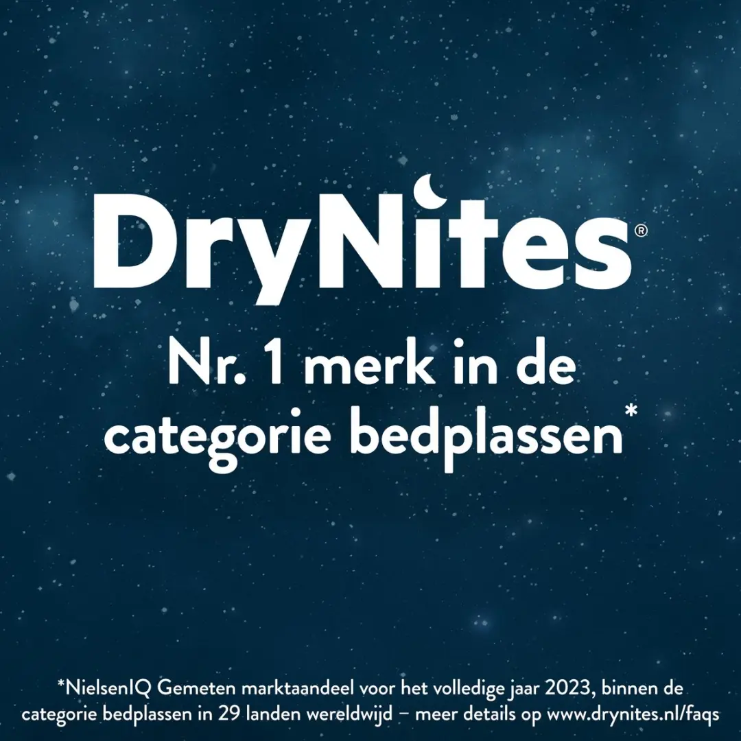 DryNites Luierbroekjes Jongens 4-7jr 17-30kg - 30 Stuks