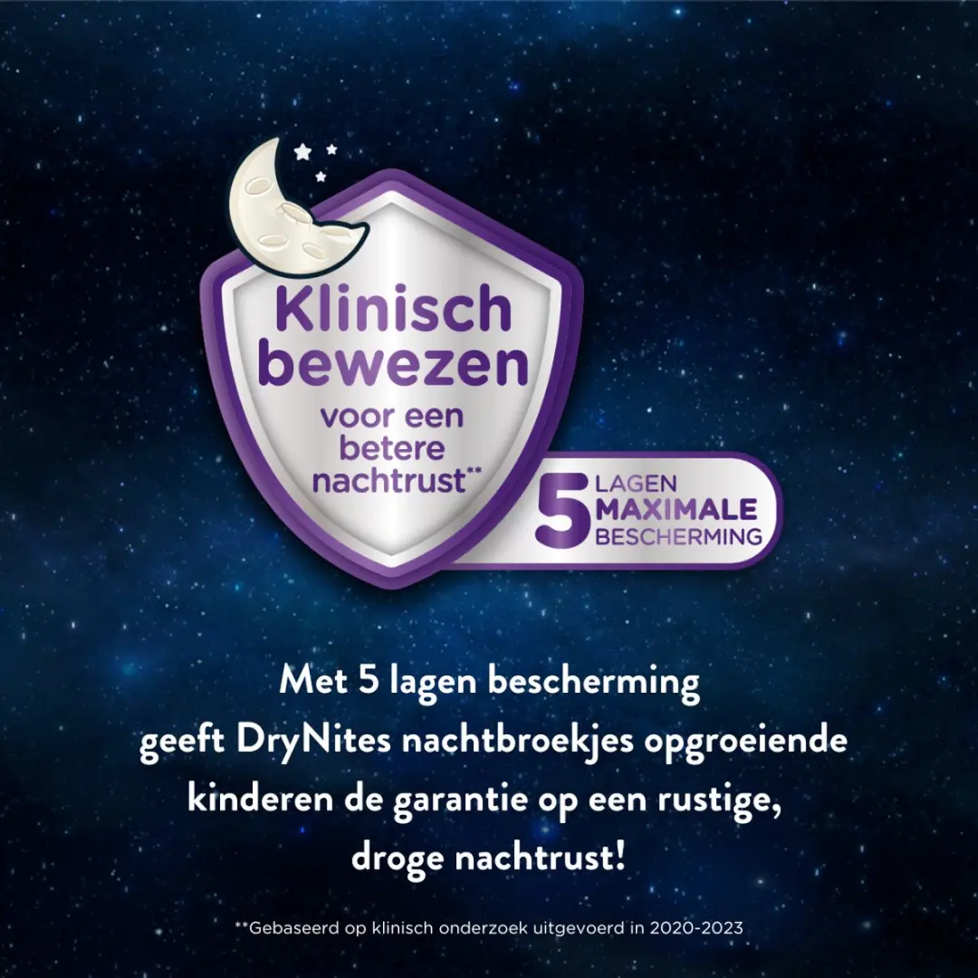 DryNites Luierbroekjes Jongens 4-7jr 17-30kg - 30 Stuks