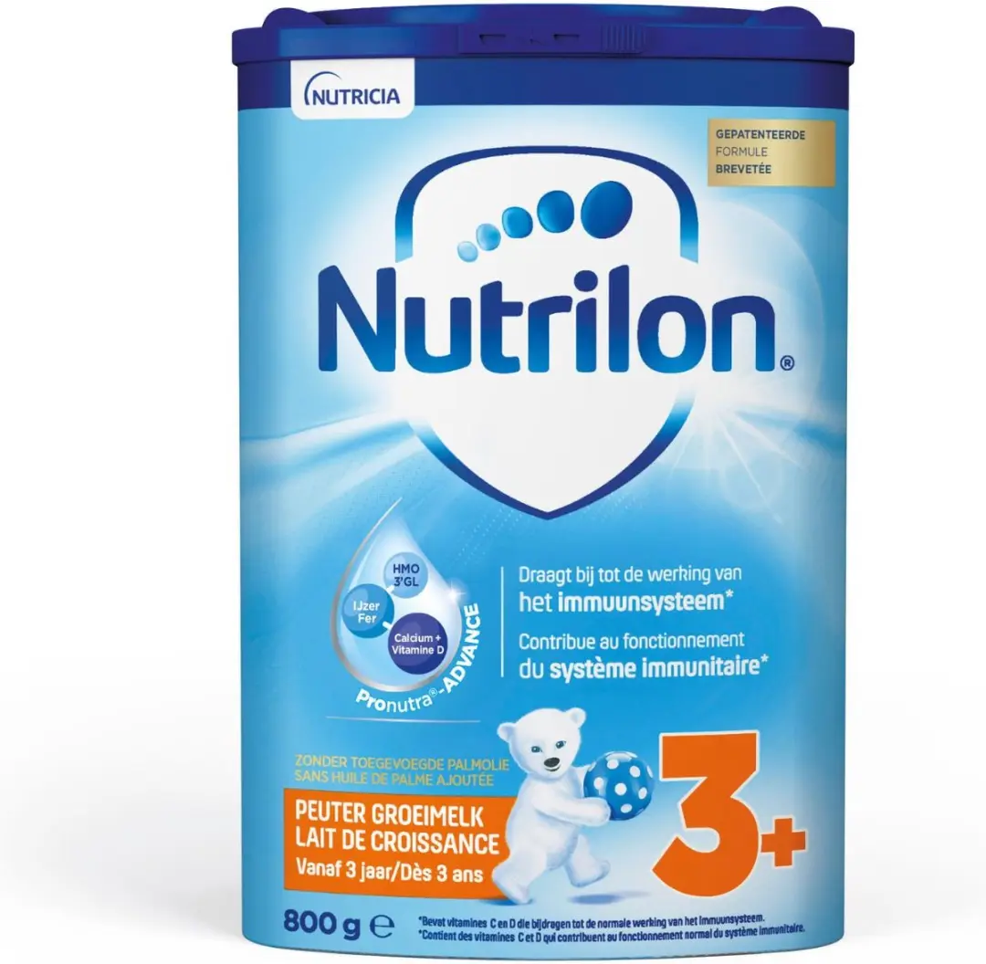 Nutrilon 3+ Groeimelk 800g - 3 Stuks