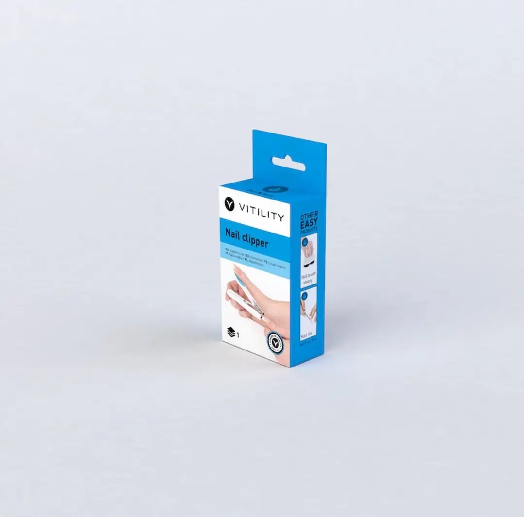 Vitility Nagelknipper Comfort - Blauw/Wit - afbeelding 6 van 6