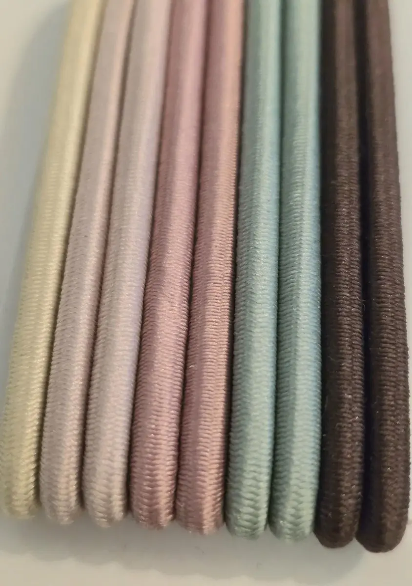 Zenner Haarelastiekjes Medium - 9 Stuks - Pastel Kleuren