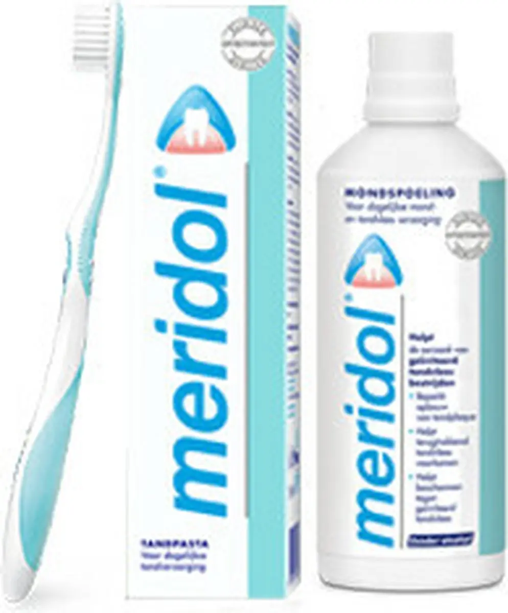 Meridol Tandvlees Mondspoeling 400ml - 6 Stuks