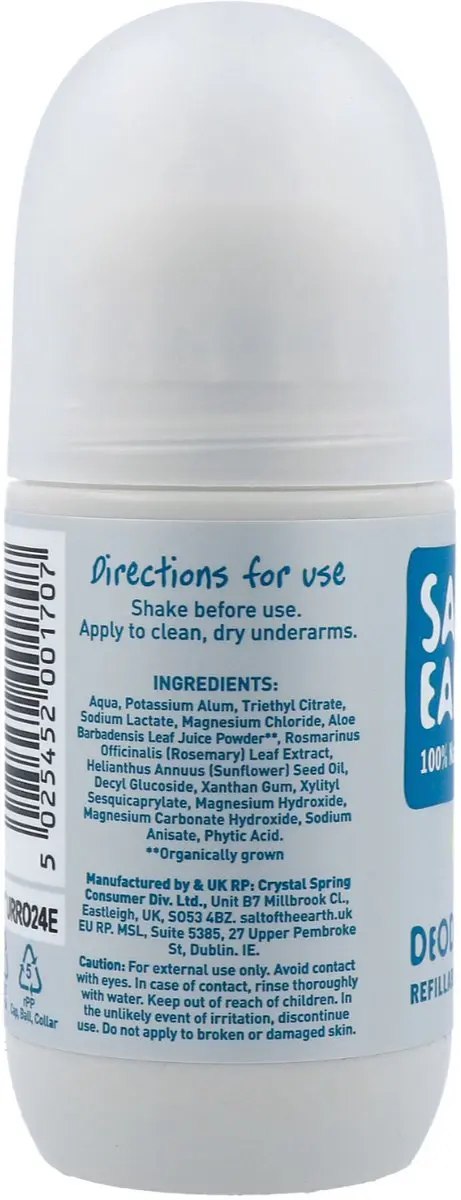 Salt of the Earth Natuurlijke Deodorant Roller 75ml