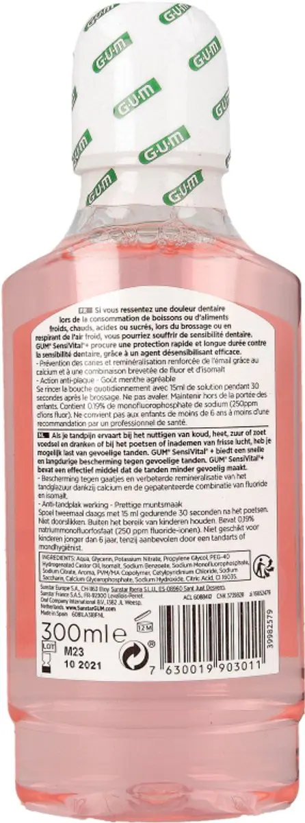Gum SensiVital+ Mondspoelmiddel 300ml