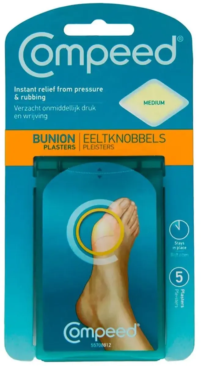 Compeed Hallux Valgus Pleisters - 5 Stuks