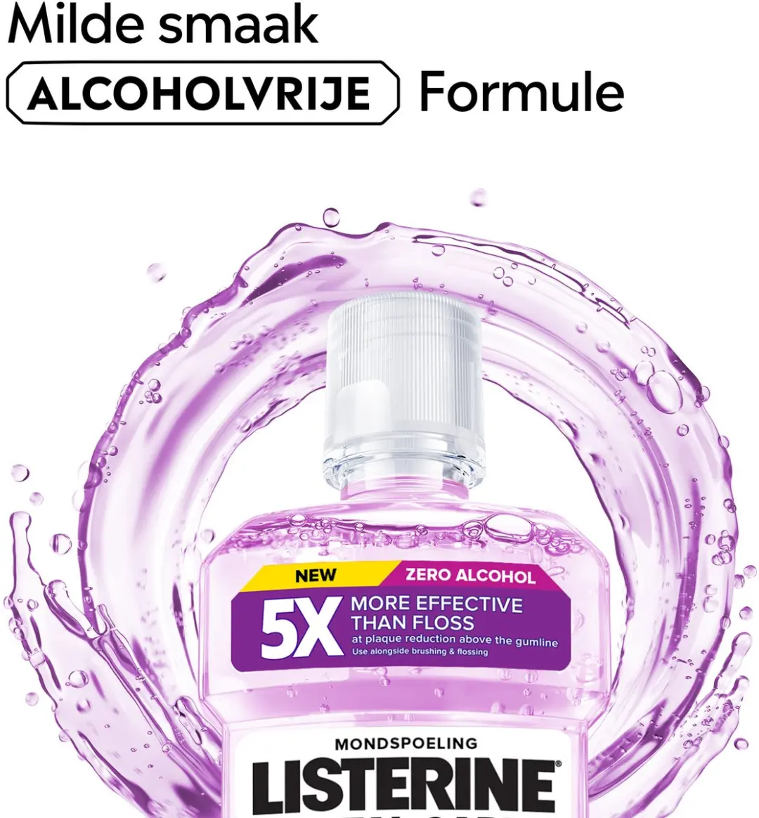 Listerine Total Care Extra Mild Alcoholvrij 6x500ml