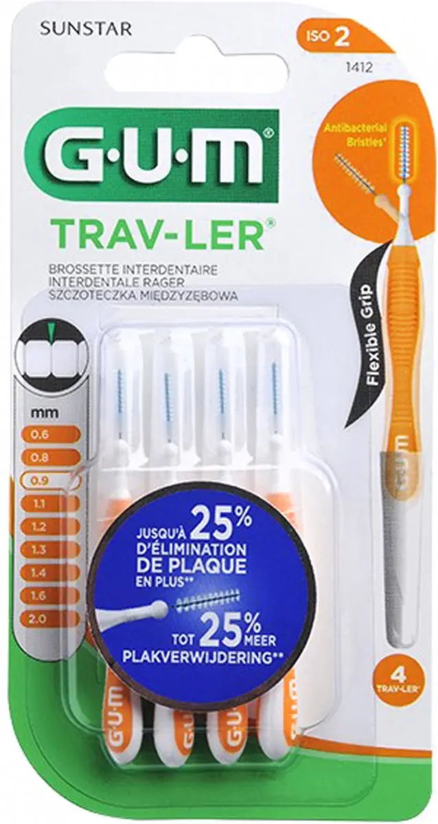 Gum Trav-ler Ultra Fine Rager - 4 Stuks