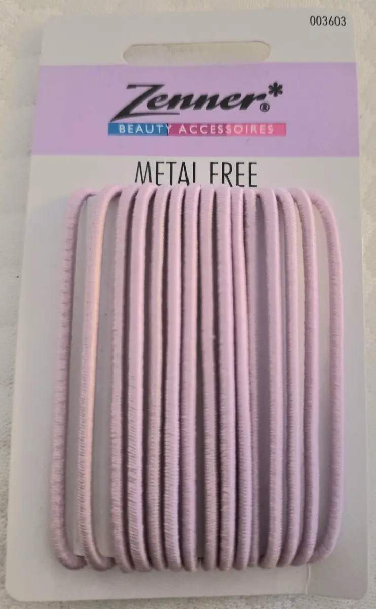 Zenner Licht Roze Metal Free Haar Elastiek