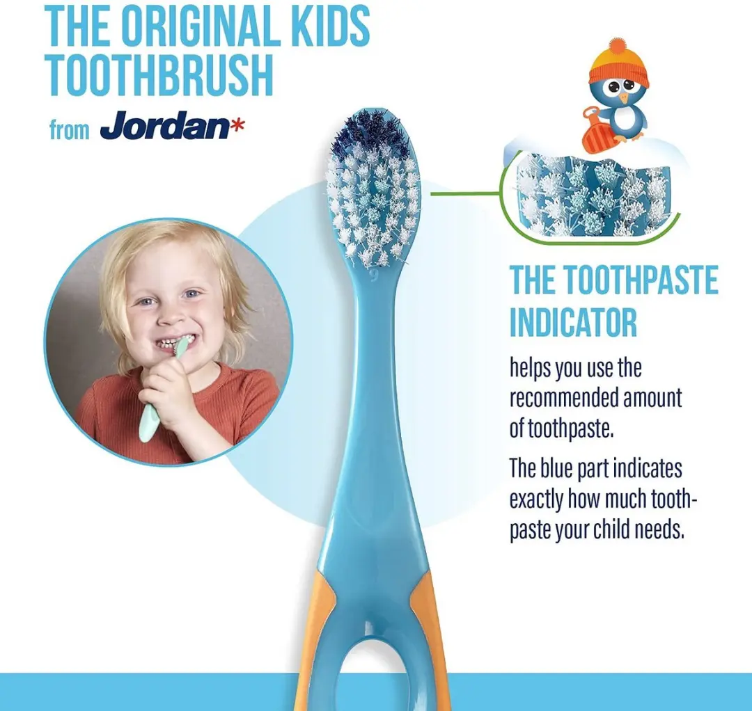 Jordan Step By Step Tandenborstel Peuter 3-5 jaar - Set 2 Stuks - afbeelding 6 van 6