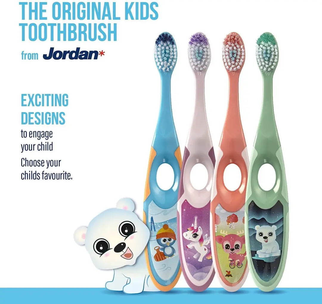 Jordan Step By Step Tandenborstel Peuter 3-5 jaar - Set 2 Stuks
