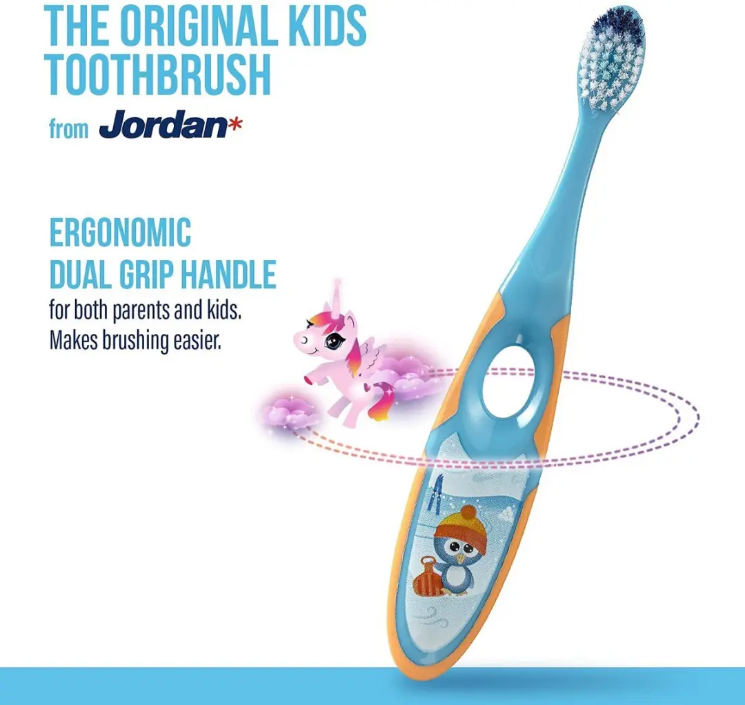 Jordan Step By Step Tandenborstel Peuter 3-5 jaar - Set 2 Stuks