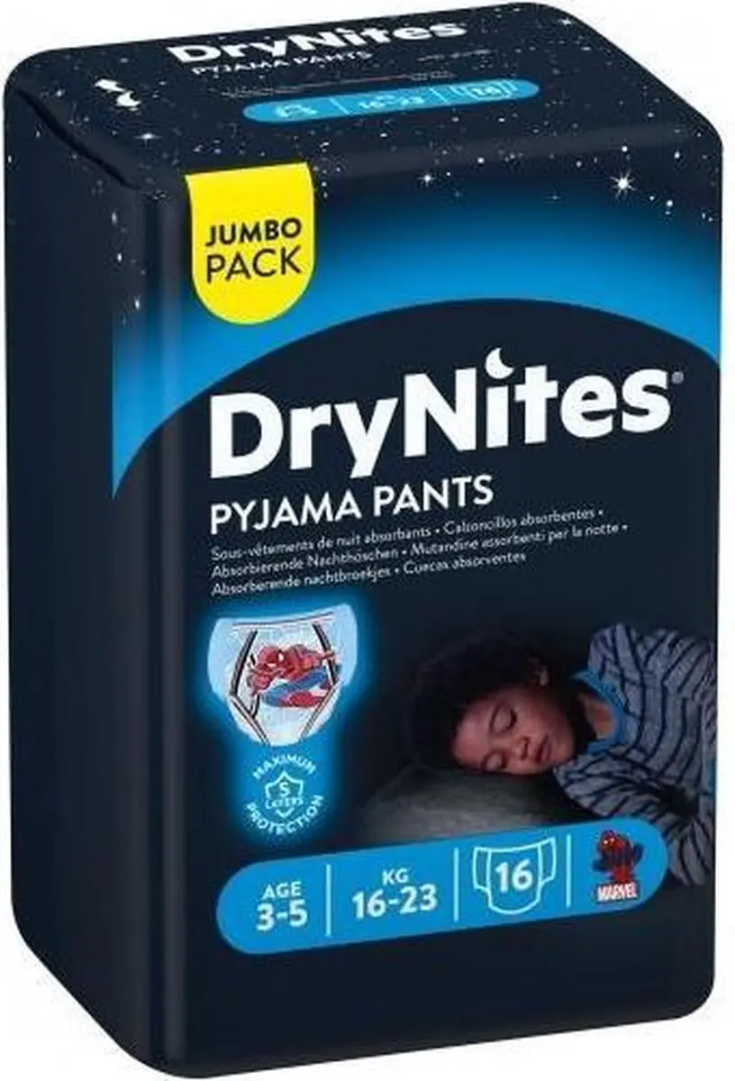 DryNites Luierbroekjes Jongens 3-5 jaar
