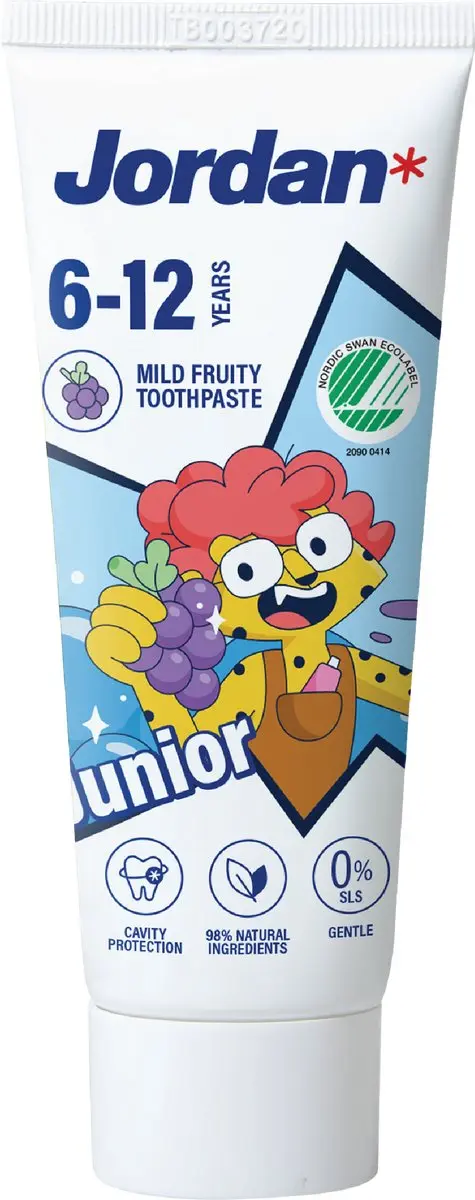 Jordan Kids Tandpasta 50ml - Milde Fruitsmaak