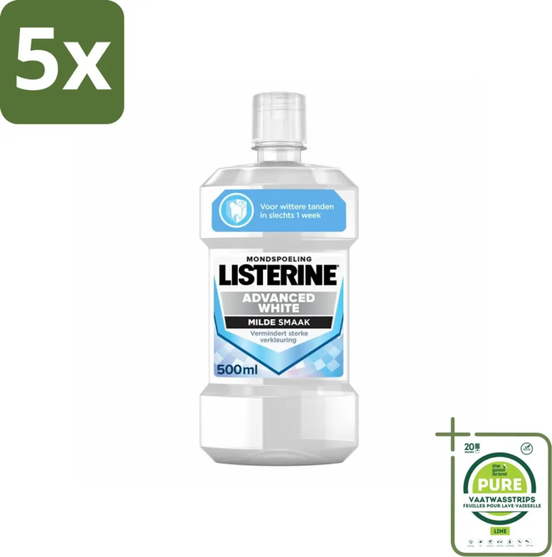 Listerine Advanced White Mondwater 2500ml